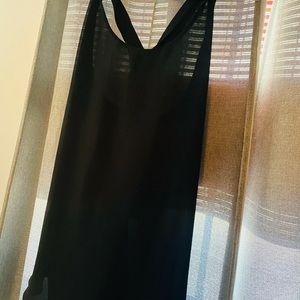 Naked Zebra Black Crossback Top